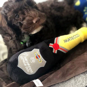 CatwalkDog Pawsecco Bottle Plush Dog Toy image 1