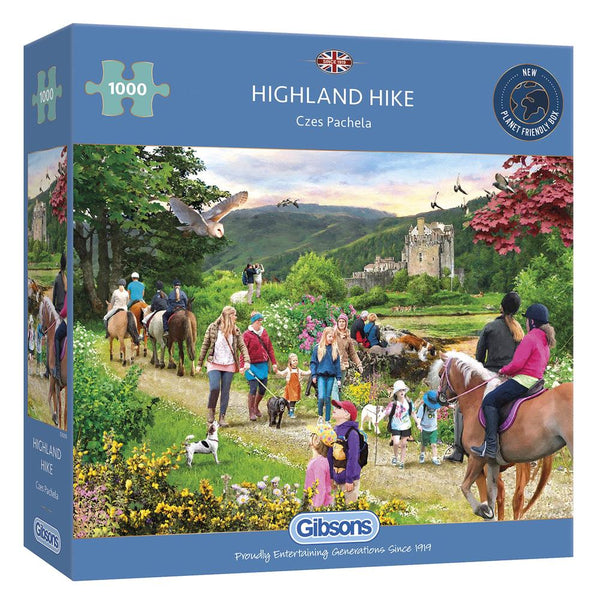 Gibsons Highland Hike 1000 Piece Jigsaw Puzzle image 1