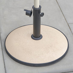 Platinum Piemonte 15kg Concrete Parasol Base in Sandstone image 0