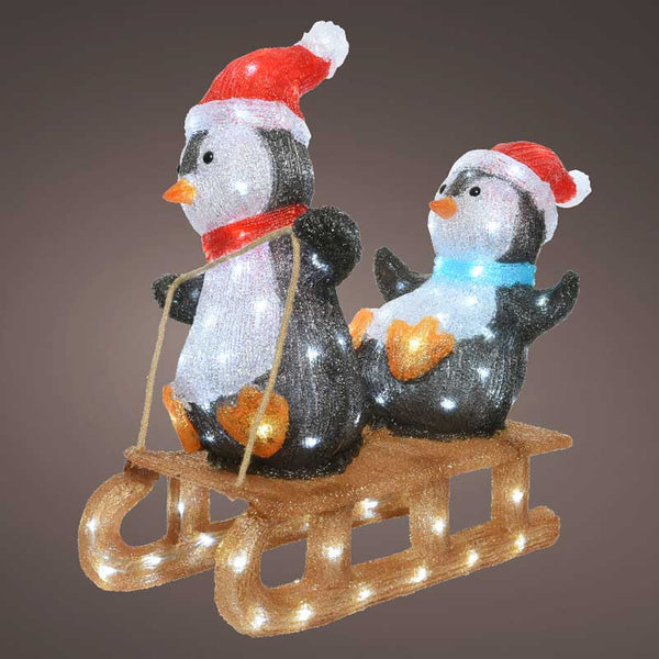Lumineo LED Acrylic Penguin Sled image 1