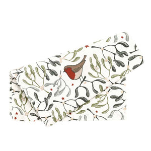 Walton &amp; Co Robin &amp; Mistletoe Napkins (Pack of 4) image 1