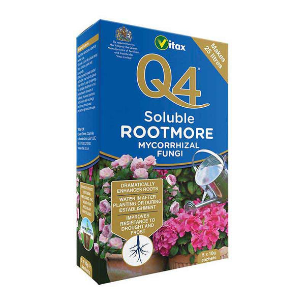 Vitax Q4 Soluble Rootmore Mycorrhizal Fungi ( 5 x 10g sachets) image 0