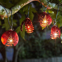 Smart Solar 10 Warm White Ladybird String Lights image 0