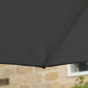 Platinum Riva 3.5m Round Crank Parasol – Anthracite image 3