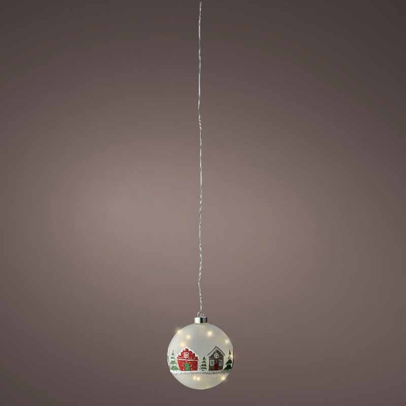 Lumineo Micro LED Hanging Snow Scene image 0