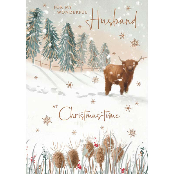 Nigel Quiney Highland Cattle Christmas Card image 0