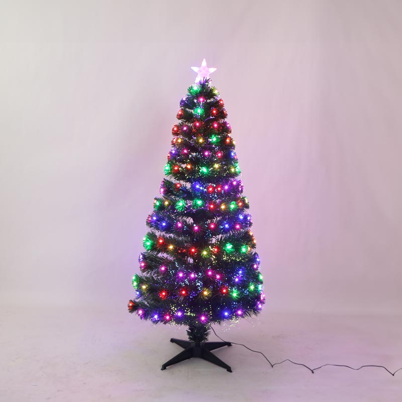 Festive Colour Changing Fibre Optic Tree - 4ft image 0