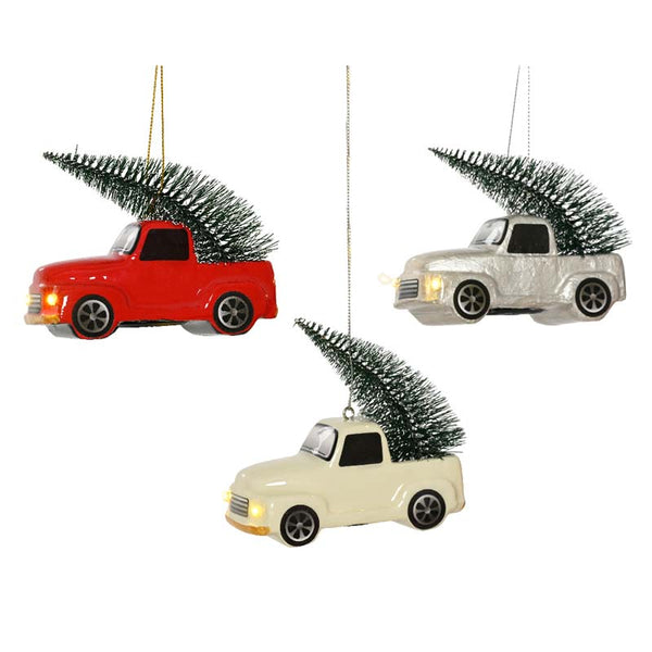 Decoris Battery-Operated Flashing Car (Assorted Designs) image 0
