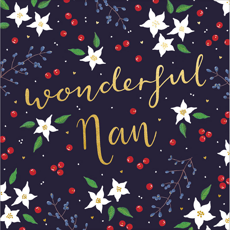 Woodmansterne Wonderful Nan Christmas Card image 0