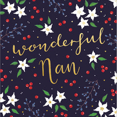 Woodmansterne Wonderful Nan Christmas Card image 0