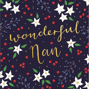 Woodmansterne Wonderful Nan Christmas Card image 0
