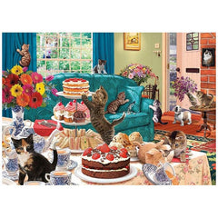 Gibsons Feline Frenzy 1000 Piece Jigsaw Puzzle image 0
