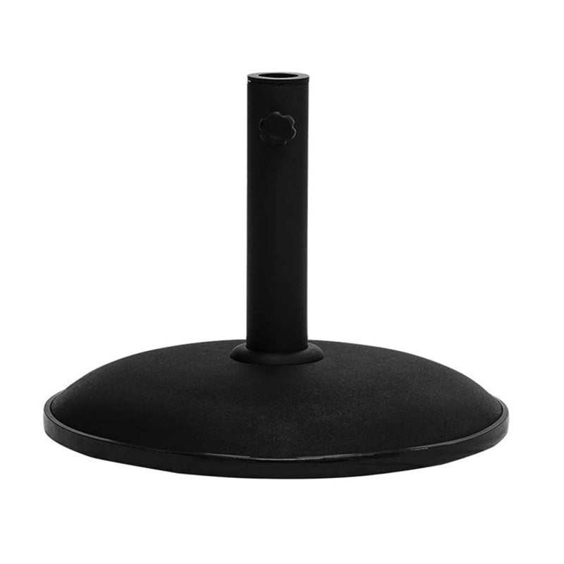 Sturdi 25kg Round Concrete Parasol Base in Black image 0