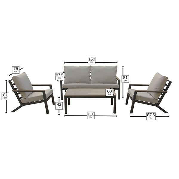 Bramblecrest Zurich 2-Seat Sofa Set image 5