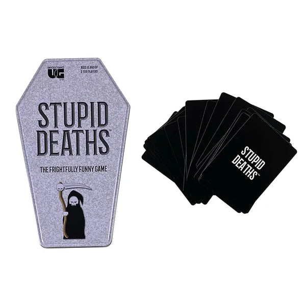 Stupid Deaths Coffin Tin Card Game image 0