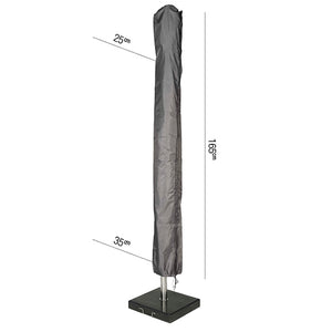 Platinum Aerocover for Centre Post Parasol - 165 x 25 / 35cm image 3