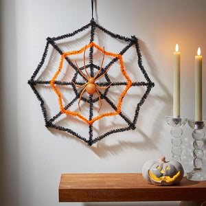 Sparkle Spider's Web Halloween Decoration (1 Spiders Web €“ Assorted Designs) image 2