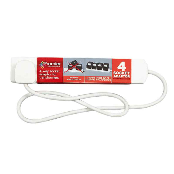 Premier 4 Way Socket Adaptor for Transformers image 0