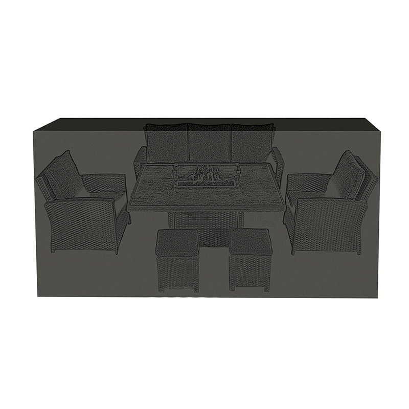 Supremo Cover for Woven 3-Seat Sofa Lounge Dining Set, 305 x 160cm image 0