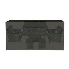 Supremo Cover for Woven 3-Seat Sofa Lounge Dining Set, 305 x 160cm image 0