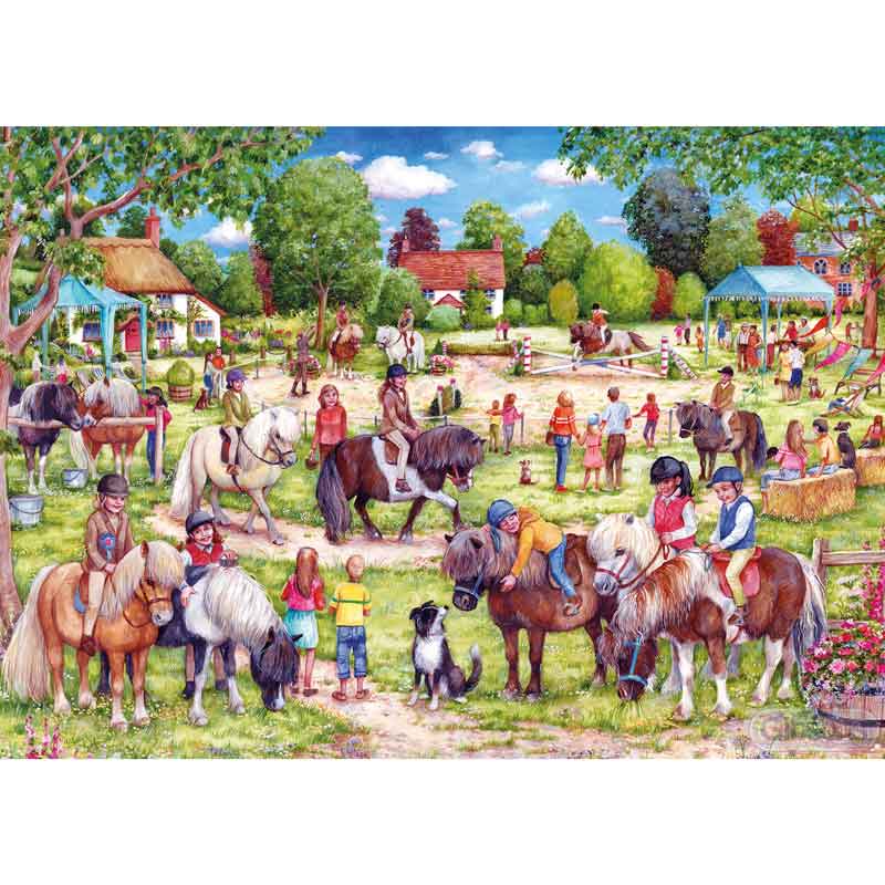 Gibsons Shetland Pony Club 1000 Piece Jigsaw Puzzle image 0