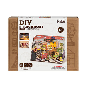 Robotime Garage Workshop DIY Miniature House image 8