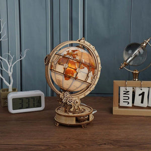 Robotime Luminous Globe 3D Wooden Puzzle image 1