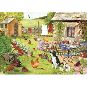 House Of Puzzles Grandma's Garden Big 500 Piece Jigsaw Puzzle image 0