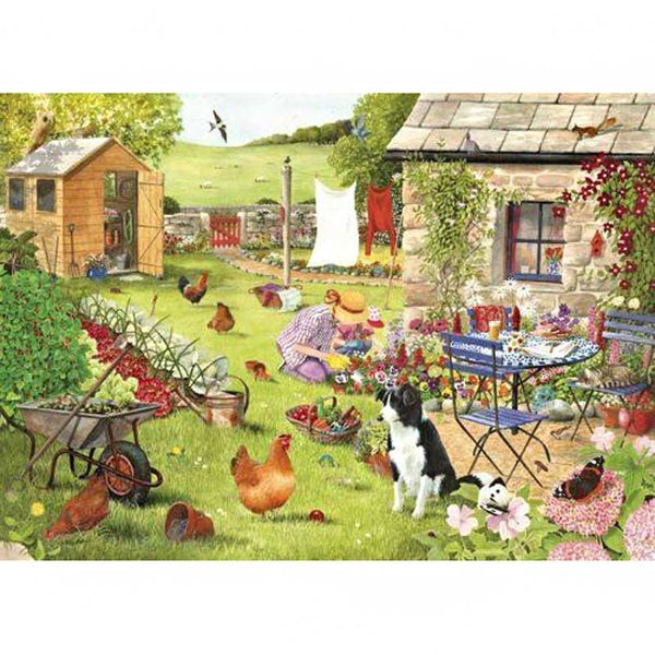House Of Puzzles Grandma's Garden Big 500 Piece Jigsaw Puzzle image 0
