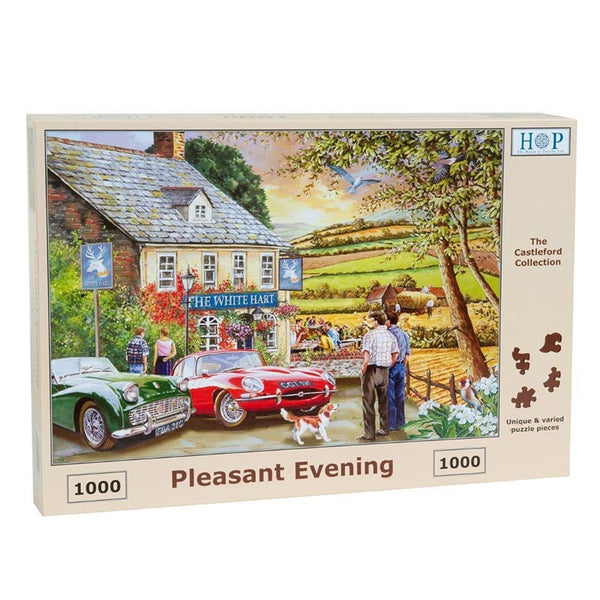 House of Puzzles Pleasant Evening 1000 Piece Jigsaw Puzzle image 1