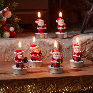 Three Kings Santa Tealight Candles (Set of 6) image 0