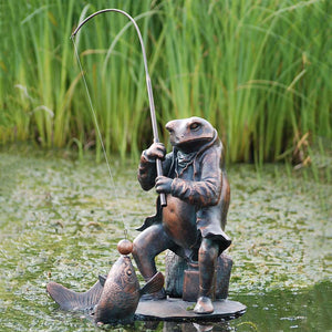 Home & Garden UK Jeremy Fisher Garden Statue image 0