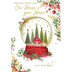 Nigel Quiney Snowglobe From Our House Christmas Card image 0