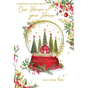 Nigel Quiney Snowglobe From Our House Christmas Card image 0