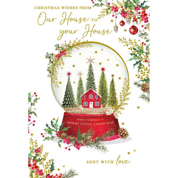 Nigel Quiney Snowglobe From Our House Christmas Card image 0
