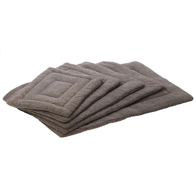 House of Paws Berber Fleece Crate Mat in Coco image 0