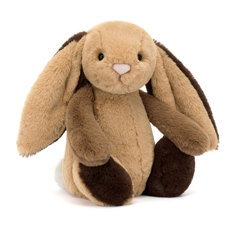 Jellycat Bashful Patchwork Brown Bunny image 0