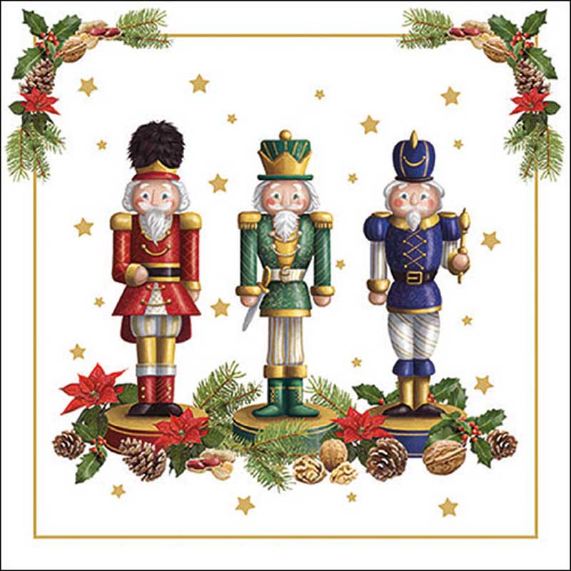 Ambiente Paper Napkins - Bearded Nutcracker (Pack of 20) image 0
