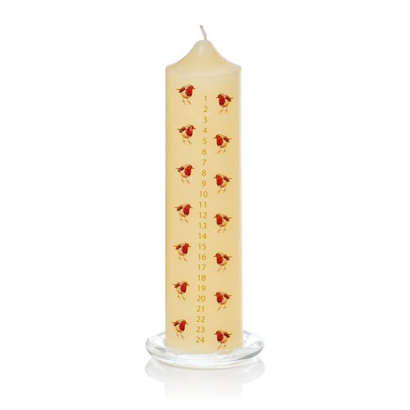Premier Robin Advent Candle (Assorted Designs) image 0