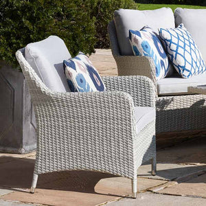 Bramblecrest Tetbury L-Shaped Garden Sofa Set in Nutmeg Weave with Dual Height Table, Dining Bench &amp; Sofa Chair image 4