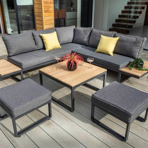 Hartman Singapore Corner Platform Sofa Set with Square Table image 3
