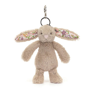 Jellycat Blossom Beige Bunny Bag Charm - Petal image 3