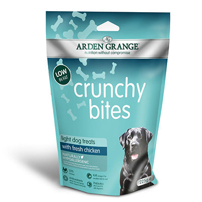 Arden Grange Crunchy Bites Light Dog Treats 225g image 0