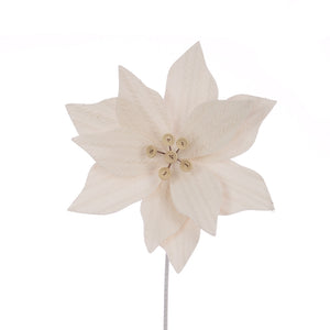Floralsilk Knit Poinsettia Stem (50cm) image 0