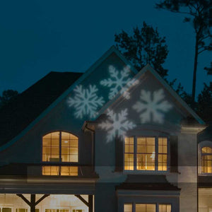 Lumineo LED Snowflake Projector with Rotating Effect image 0