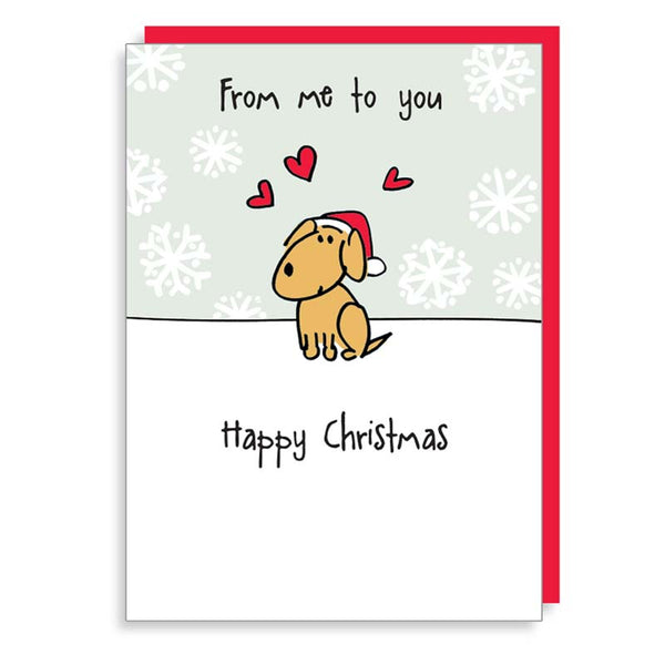 Lucilla Lavender Dog Christmas Card image 0