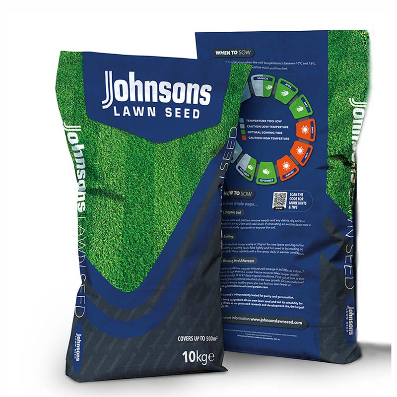 Johnsons General Purpose Lawn Seed 10kg / 500m sq. image 0