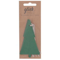 Glick Green Tree Kraft Gift Tags (Pack of 6) image 0
