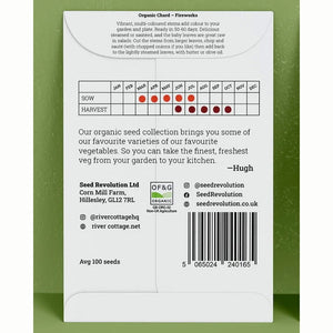 River Cottage Organic Seeds – Chard ‘Fireworks’ (1 Packet) image 1