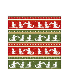 Ambiente Paper Cocktail Napkins - Sleigh Ride (Pack of 20) image 0